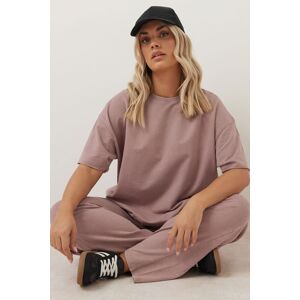 Yours Women's Acid Wash Oversized Sweat T-Shirt in Pink Size: 20 Pink 20 Yours Women's Acid Wash Oversized Sweat T-Shirt in Pink Size: 20 Pink 20