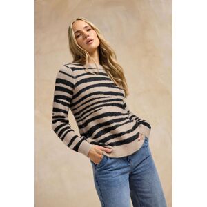 Long Tall Sally Women's Tall Knitted Zebra Print Jumper in Medium Beige Size: 18-20 Medium Beige 18-20 Long Tall Sally Women's Tall Knitted Zebra Print Jumper in Medium Beige Size: 18-20 Medium Beige 18-20