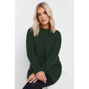 Yours Women's Essential Knitted Jumper in Dark Green Size: 22-24 Dark Green 22-24 Yours Women's Essential Knitted Jumper in Dark Green Size: 22-24 Dark Green 22-24