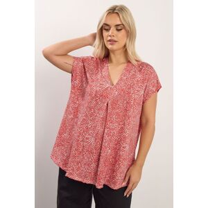 Yours Women's Paisley Print Pleat Front Top in Orange Size: 26-28 Orange 26-28 Yours Women's Paisley Print Pleat Front Top in Orange Size: 26-28 Orange 26-28