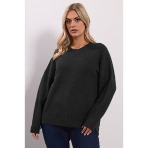 Yours Women's Seam Detail Jumper in Black Size: 22-24 Black 22-24 Yours Women's Seam Detail Jumper in Black Size: 22-24 Black 22-24