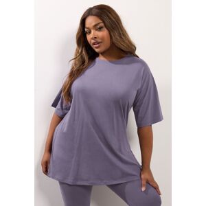 Yours Women's Longline T-Shirt in Dark Mauve Size: 18 Dark Mauve 18 Yours Women's Longline T-Shirt in Dark Mauve Size: 18 Dark Mauve 18