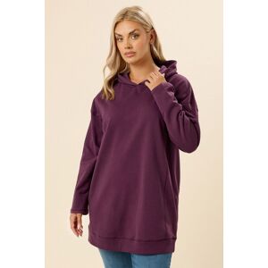 Yours Women's Seam Detail Hoodie in Burgundy Size: 22-24 Burgundy 22-24 Yours Women's Seam Detail Hoodie in Burgundy Size: 22-24 Burgundy 22-24