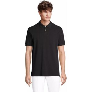 SOL'S Women's Pacific Pique Twin Needle Stitch Polo Shirt in Black Size: 3XL Black 3XL SOL'S Women's Pacific Pique Twin Needle Stitch Polo Shirt in Black Size: 3XL Black 3XL