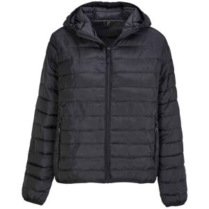 SOL'S Women's Stream Hooded Padded Jacket in Black Size: 2XL Black 2XL SOL'S Women's Stream Hooded Padded Jacket in Black Size: 2XL Black 2XL
