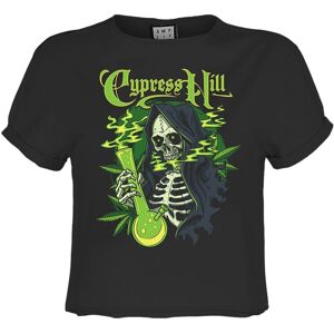 Amplified Women's Skeleton Bong Cypress Hill Crop Top in Charcoal Size: 2XL Charcoal 2XL Amplified Women's Skeleton Bong Cypress Hill Crop Top in Charcoal Size: 2XL Charcoal 2XL