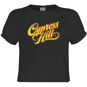 Amplified Women's Script Cypress Hill Crop Top in Charcoal Size: Small Charcoal S Amplified Women's Script Cypress Hill Crop Top in Charcoal Size: Small Charcoal S