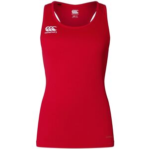 Canterbury Women's Club Dry Racerback Tank Top in Red Size: 14 Red 14 Canterbury Women's Club Dry Racerback Tank Top in Red Size: 14 Red 14