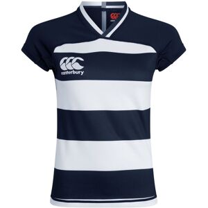 Canterbury Women's Evader Hooped Vapodri Jersey in Navy Size: 10 Navy 10 Canterbury Women's Evader Hooped Vapodri Jersey in Navy Size: 10 Navy 10