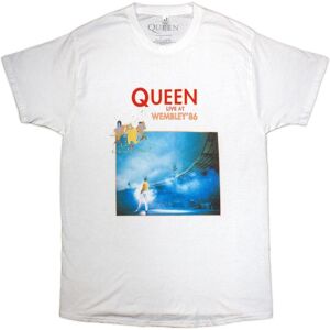 Queen Women's Wembley ´86 T-Shirt in White Size: XL White XL Queen Women's Wembley ´86 T-Shirt in White Size: XL White XL