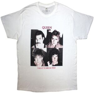 Queen Women's I Want To Break Free T-Shirt in White Size: Medium White M Queen Women's I Want To Break Free T-Shirt in White Size: Medium White M