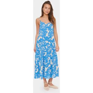 Saint Tropez Women's Eda Spaghetti Straps A-line Midi Dress in Blue Size: Medium Blue M Saint Tropez Women's Eda Spaghetti Straps A-line Midi Dress in Blue Size: Medium Blue M