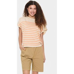 Saint Tropez Women's Striped in Natural Size: Medium Natural M Saint Tropez Women's Striped in Natural Size: Medium Natural M