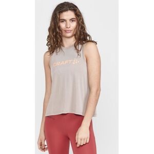 CRAFT Women's Core Essence Bi-blend Tank Top in Brown Size: Large Brown L CRAFT Women's Core Essence Bi-blend Tank Top in Brown Size: Large Brown L