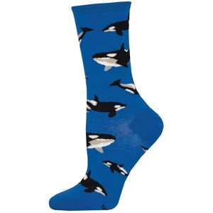 Socksmith Women's 'Whale Hello There' Whale Socks Cotton Mix Novelty Gift in Blue Size: 3-8 Blue 3-8 Socksmith Women's 'Whale Hello There' Whale Socks Cotton Mix Novelty Gift in Blue Size: 3-8 Blue 3-8