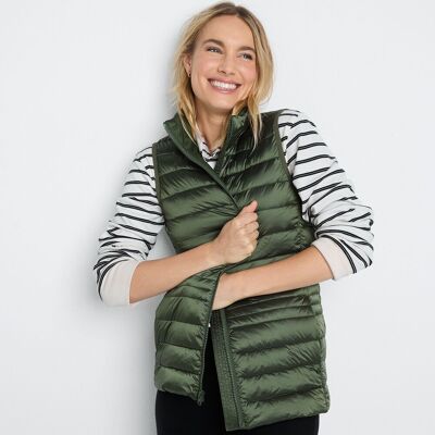 lands end Lands' End Women's Petite Wanderweight Down Ultralight Packable Gilet in Green Size: 16-18 Green 16-18 lands end Lands' End Women's Petite Wanderweight Down Ultralight Packable Gilet in Green Size: 16-18 Green 16-18