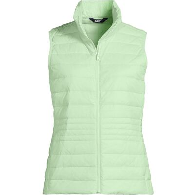 lands end Lands' End Women's Wanderweight Down Ultralight Packable Gilet in Pale Green Size: 8 Pale Green 8 lands end Lands' End Women's Wanderweight Down Ultralight Packable Gilet in Pale Green Size: 8 Pale Green 8