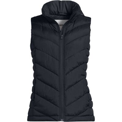 lands end Lands' End Women's Petite Feather Free Gilet in Navy Size: 10-12 Navy 10-12 lands end Lands' End Women's Petite Feather Free Gilet in Navy Size: 10-12 Navy 10-12
