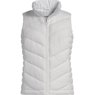 lands end Lands' End Women's Petite Feather Free Gilet in White Size: 16-18 White 16-18 lands end Lands' End Women's Petite Feather Free Gilet in White Size: 16-18 White 16-18