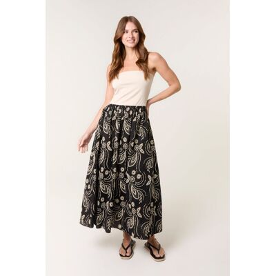 Blue Vanilla Women's Black Embroidered Bandeau 2 In 1 Dress Black One Size Blue Vanilla Women's Black Embroidered Bandeau 2 In 1 Dress Black One Size