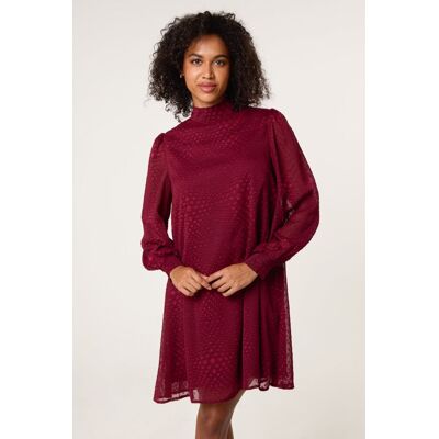 Blue Vanilla Women's Red Long Sleeve Slip On Turtleneck Mini Dress Size: 12 Red 12 Blue Vanilla Women's Red Long Sleeve Slip On Turtleneck Mini Dress Size: 12 Red 12