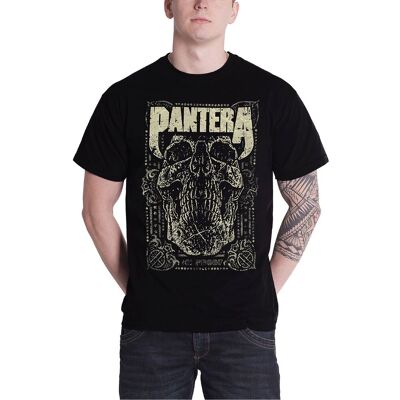 HeyRusty Pantera Model 101 Proof Skull Black T-shirt - Rock Type HeyRusty Pantera Model 101 Proof Skull Black T-shirt - Rock Type