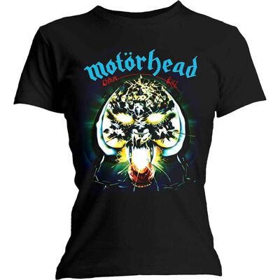 Hey Rusty Motorhead Ladies T-shirt - Overkill - Black - Large - T-shirt Hey Rusty Motorhead Ladies T-shirt - Overkill - Black - Large - T-shirt