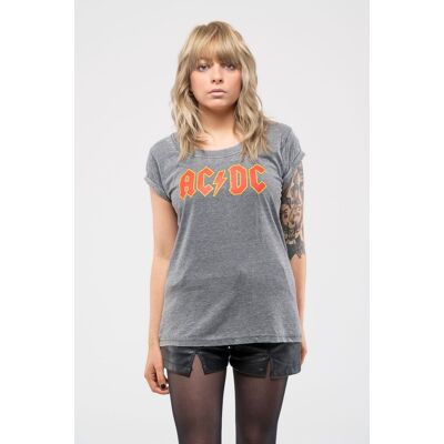 AC/DC Ladies Grey Xx-large T-shirt - Clothing AC/DC Ladies Grey Xx-large T-shirt - Clothing