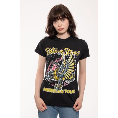 The Rolling Stones Ladies Black T-shirt - Rock Band Merchandise The Rolling Stones Ladies Black T-shirt - Rock Band Merchandise