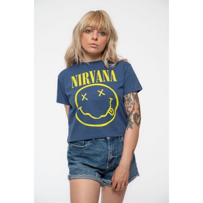 Nirvana Blue Crop Top - Crop Top Nirvana Blue Crop Top - Crop Top
