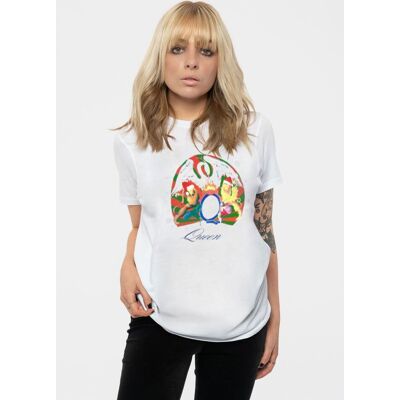 HeyRusty Queen Snowflake Crest White Medium - T-shirt HeyRusty Queen Snowflake Crest White Medium - T-shirt