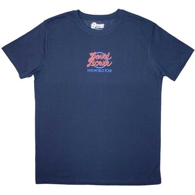 David Bowie 1978 World Tour Mini Logo T Shirt - T-Shirt David Bowie 1978 World Tour Mini Logo T Shirt - T-Shirt
