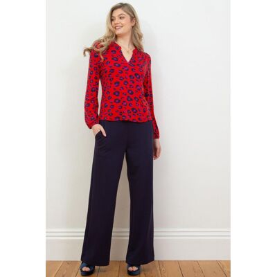 Kite Women's Athelhampton Wide Leg Jersey Trousers in Midnight Size: 10 Midnight 10 Kite Women's Athelhampton Wide Leg Jersey Trousers in Midnight Size: 10 Midnight 10