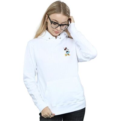 Disney Minnie Mouse Hoodie - Grown on Hood - Long-Sleeved - White - Hooded - Hoodie Disney Minnie Mouse Hoodie - Grown on Hood - Long-Sleeved - White - Hooded - Hoodie