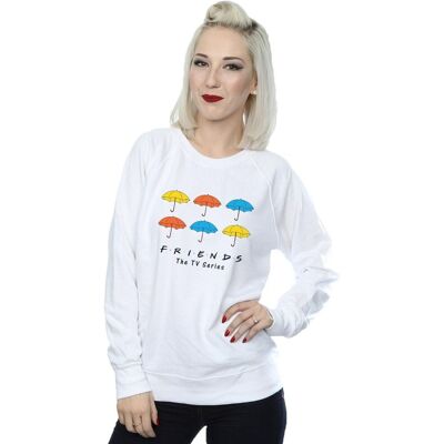 Friends White XXL Coloured Umbrellas Sweatshirt Friends White XXL Coloured Umbrellas Sweatshirt