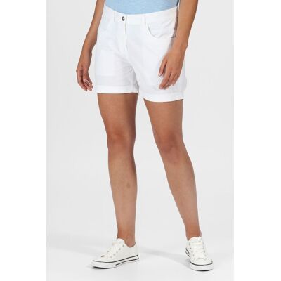 Regatta Women's Pemma Casual Chino Shorts in White Size: 8 White 8 Regatta Women's Pemma Casual Chino Shorts in White Size: 8 White 8