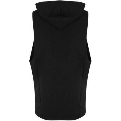 AWDis Just Cool Urban Sleeveless Muscle Hoodie in Black Size: Small Black S AWDis Just Cool Urban Sleeveless Muscle Hoodie in Black Size: Small Black S