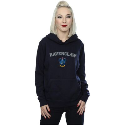 Harry Potter Ravenclaw Crest Navy Blue Hoodie Harry Potter Ravenclaw Crest Navy Blue Hoodie