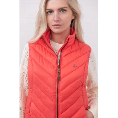 Lighthouse Clothing Women's Laurel Gilet in Coral Size: 8 Coral 8 Lighthouse Clothing Women's Laurel Gilet in Coral Size: 8 Coral 8