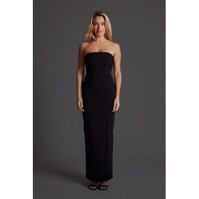 Vesper Women's Bandeau Bodycon Maxi Dress in Black Size: 6 Black 6 Vesper Women's Bandeau Bodycon Maxi Dress in Black Size: 6 Black 6