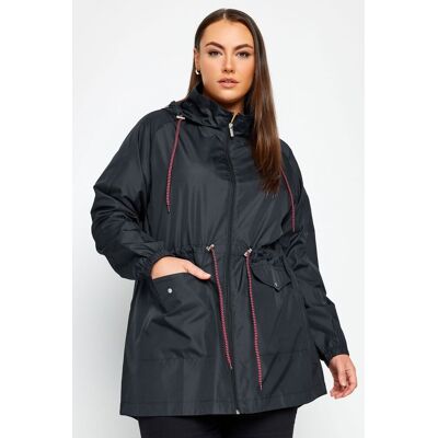 Yours Women's Lightweight Parka Jacket in Mid Navy Size: 26-28 Mid Navy 26-28 Yours Women's Lightweight Parka Jacket in Mid Navy Size: 26-28 Mid Navy 26-28