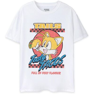 SEGA - Sonic the Hedgehog Short Sleeved T-Shirt - White - T-Shirt SEGA - Sonic the Hedgehog Short Sleeved T-Shirt - White - T-Shirt