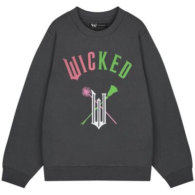 Wicked Women's Sweatshirt Charcoal Official Merch in Grey Size: 3XL Grey 3XL Wicked Women's Sweatshirt Charcoal Official Merch in Grey Size: 3XL Grey 3XL