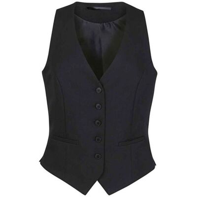 Brook Taverner Women's One Luna Tailored Waistcoat in Black Size: 16-18 Black 16-18 Brook Taverner Women's One Luna Tailored Waistcoat in Black Size: 16-18 Black 16-18