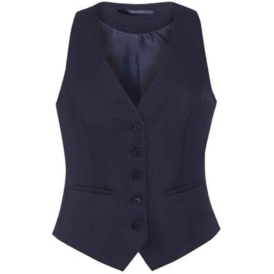 Brook Taverner Women's One Luna Tailored Waistcoat in Navy Size: 20-22 Navy 20-22 Brook Taverner Women's One Luna Tailored Waistcoat in Navy Size: 20-22 Navy 20-22