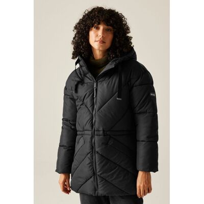 Regatta Women's Rusey Water-Repellent Insulating Padded Jacket in Jet Black Size: 10 Jet Black 10 Regatta Women's Rusey Water-Repellent Insulating Padded Jacket in Jet Black Size: 10 Jet Black 10