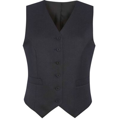 Brook Taverner Women's Concept Omega Waistcoat in Charcoal Size: 8 Charcoal 8 Brook Taverner Women's Concept Omega Waistcoat in Charcoal Size: 8 Charcoal 8