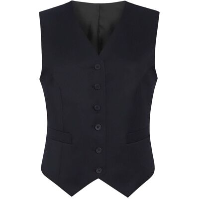 Brook Taverner Women's Concept Omega Waistcoat in Black Size: 8 Black 8 Brook Taverner Women's Concept Omega Waistcoat in Black Size: 8 Black 8