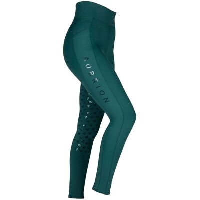Aubrion Women's Eltar Horse Riding Tights in Green Size: Medium Green M Aubrion Women's Eltar Horse Riding Tights in Green Size: Medium Green M