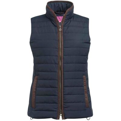 Brook Taverner Women's Madison Quilted Gilet in Navy Size: XL Navy XL Brook Taverner Women's Madison Quilted Gilet in Navy Size: XL Navy XL